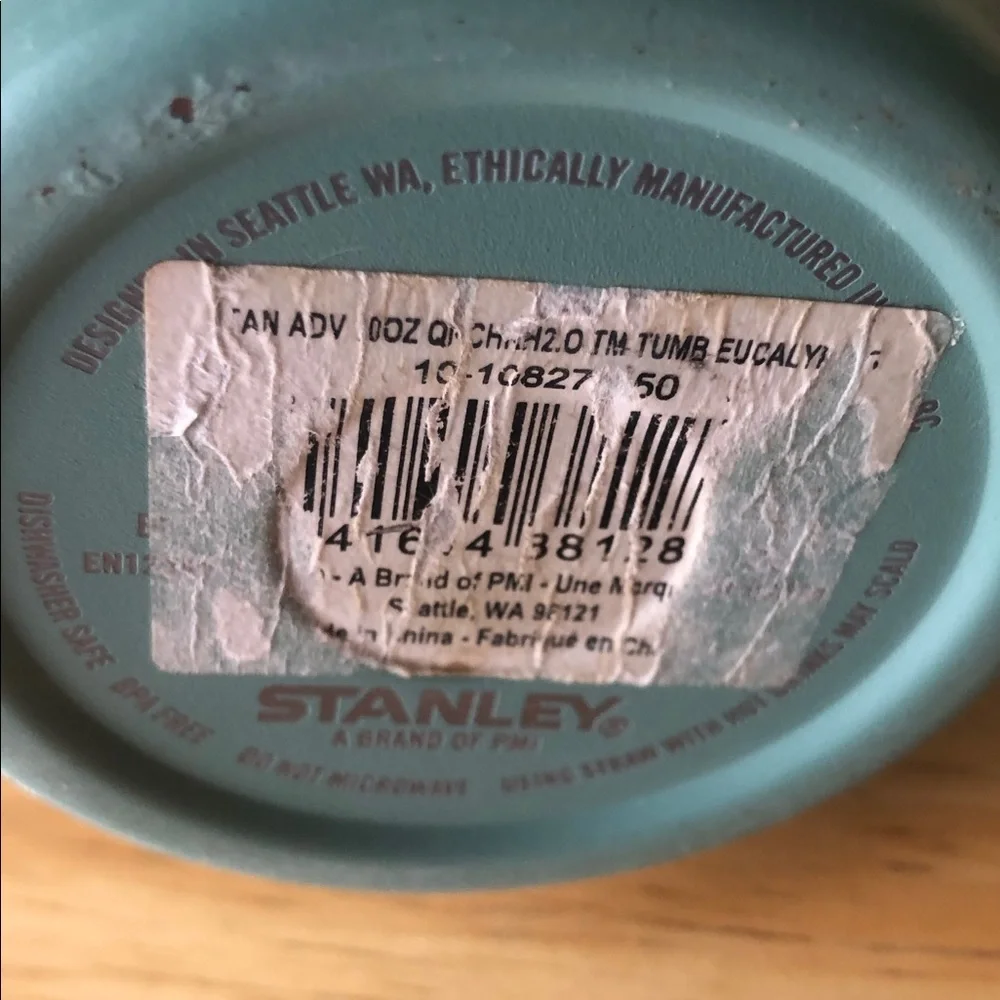 Stanley rare Seafoam Green Travel Mug with Handle - Picture 6 of 9